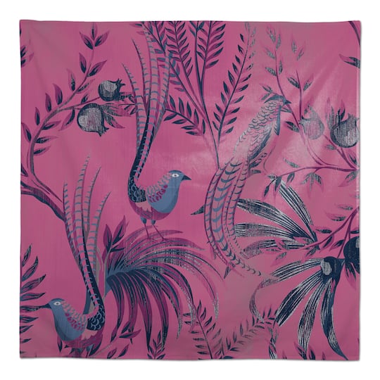 Peacock Pattern 58" x 58" Tablecloth